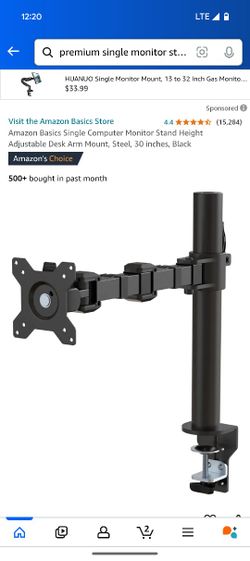 Premium Single Monitor Desk Stand