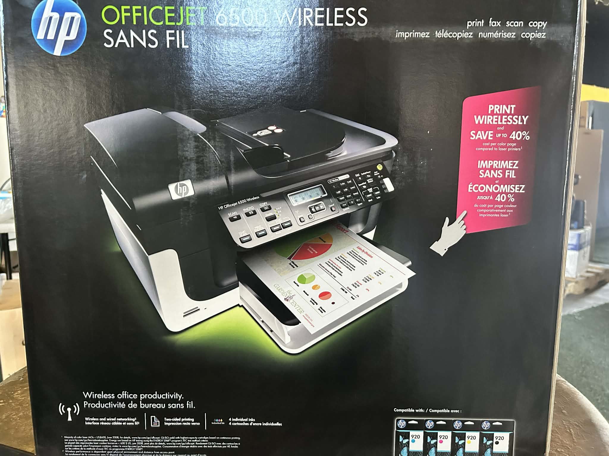 office jet 6500 wireless