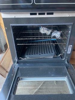 24 in. Single Gas Wall Oven in White