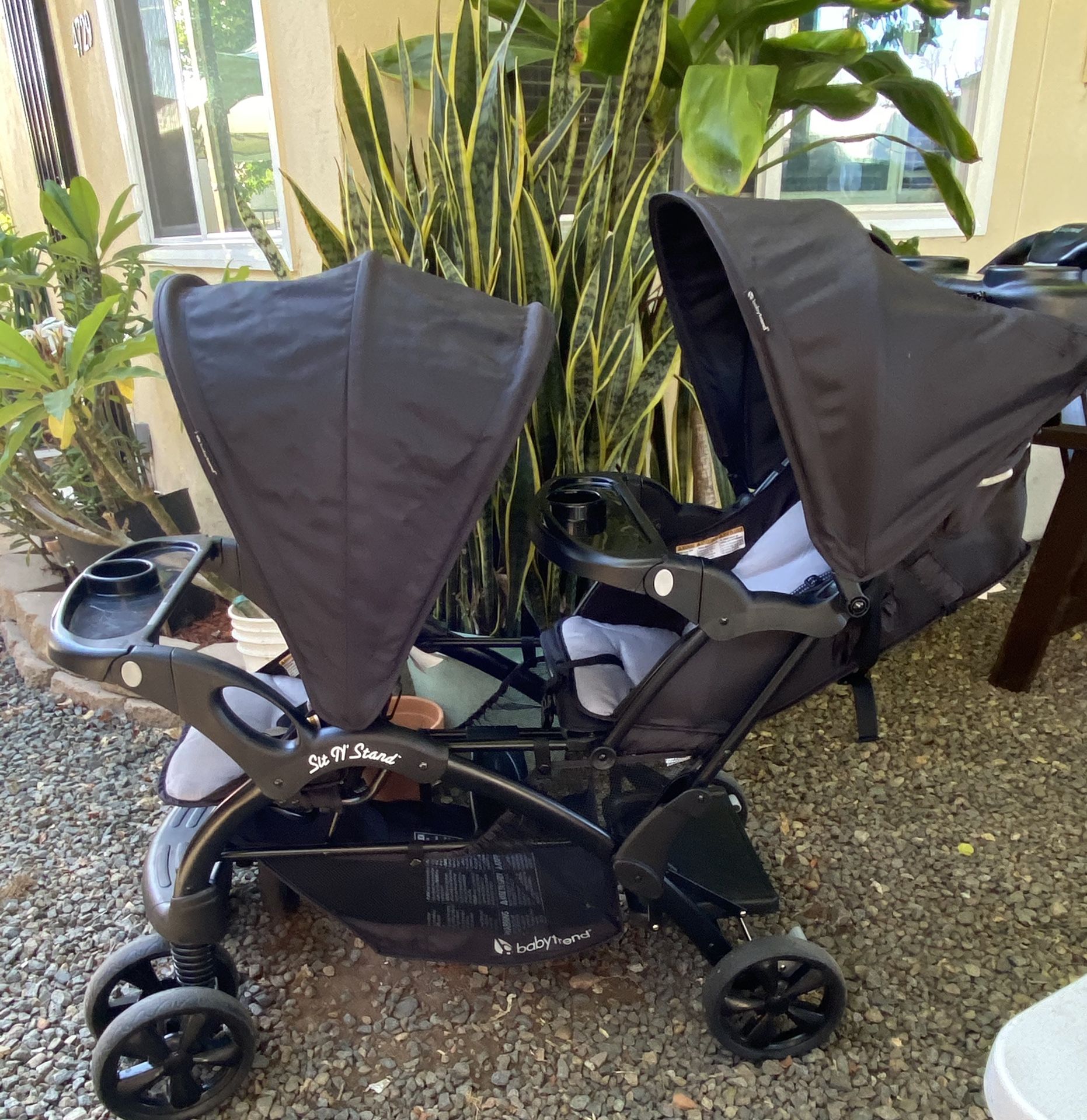 Baby trend sit and stand tandem double stroller