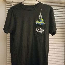Disney Pixar Toy Story Pizza Planet Alien Claw Pocket T-Shirt - Size Small