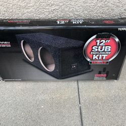 🔥 🔊For Sale: Dual 12” Subwoofer Box 🔊🔥