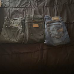 Wrangler And Ariat Jeans