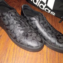 COACH CLIP SIGNATURE LOW TOP SNEAKERS