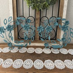 2 wall candle holders