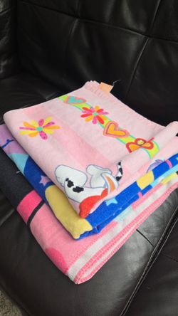 Fresh beach towels