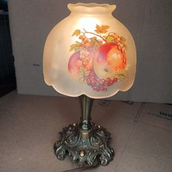 Vintage Frosted Fruit Lamp