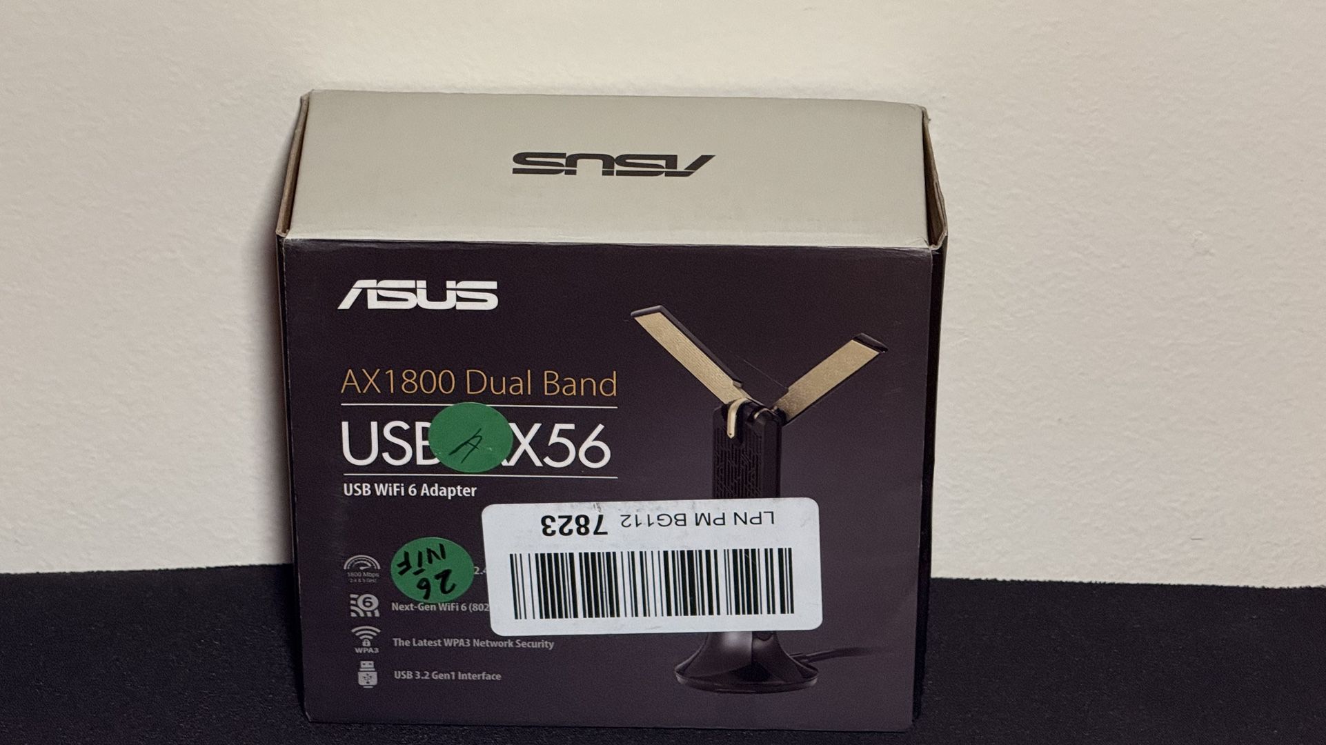 ASUS WiFi 6 AX1800 USB WiFi Adapter (USB-AX56) - Dual Band WiFi 6 Client
