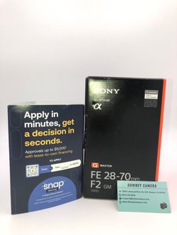 Sony FE 28-70mm F2 GM Lens