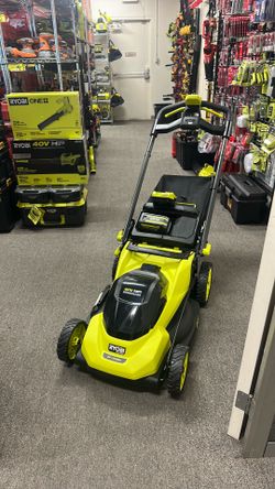 RYOBI 40V HP Brushless 20 in. Cordless Battery Walk Behind Push Lawn Mower with 6.0 Ah Battery and Charger