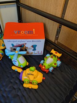 Vroom Plane , W/ Nuts And Bolts And A Real Drill