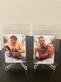 2014 Topps UFC Bloodlines Conor McGregor & Khabib Nurmagomedov Card Lot