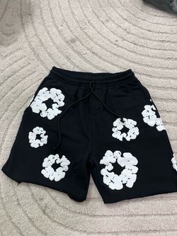 Denim tear shorts