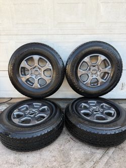 17 inch Chevy Silverado, Tahoe and Suburban Wheels with New Tires