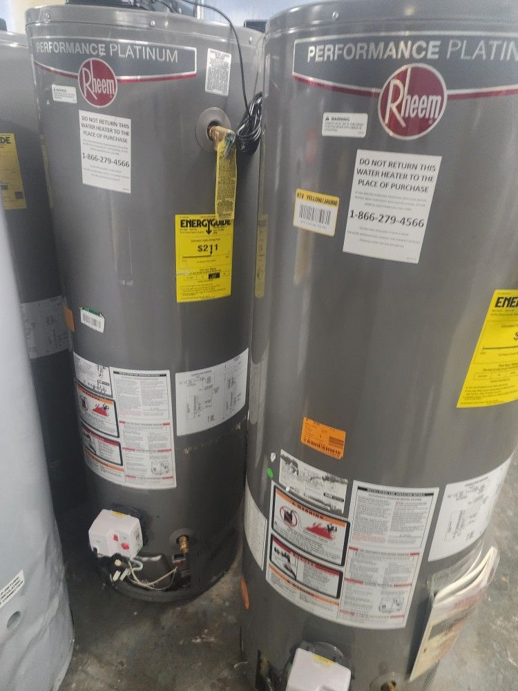 New Water Heater Rheem Performance Platinum 👏 