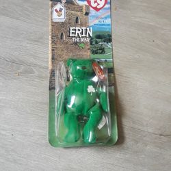 New Ty Beanie Baby Collectible Erin 