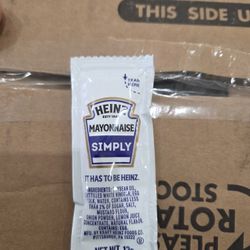 Heinz Mayonnaise 200 12g Pouches