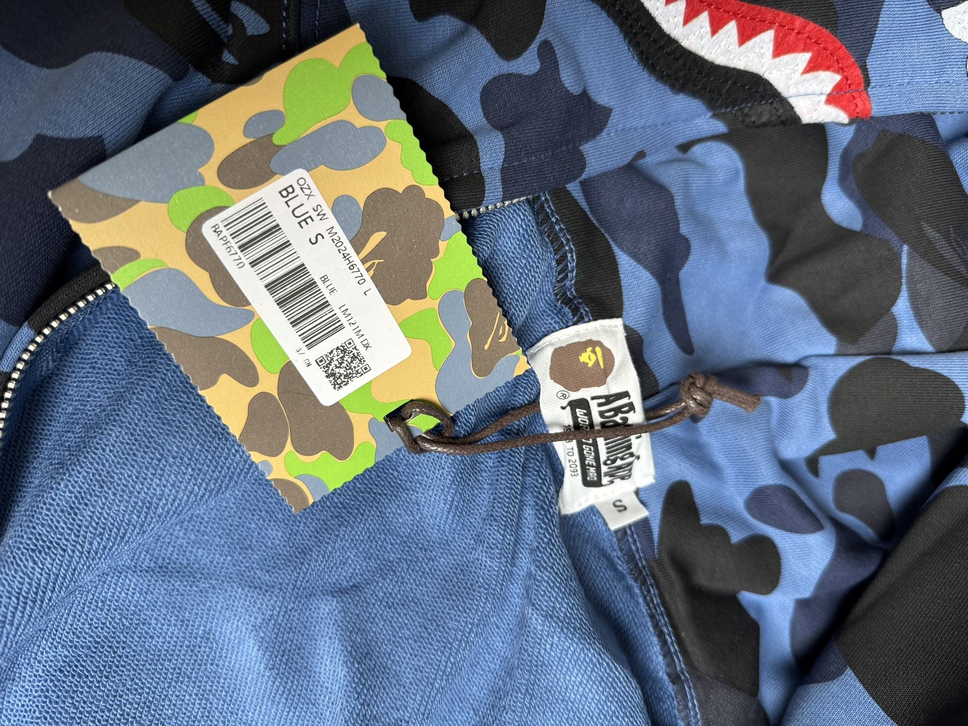 Bape Blue Camo Hoodie