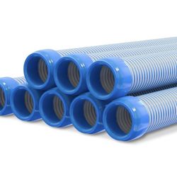 Pack of 8 - 40” L X 1.5” Diameter (Total of 26 Feet) Pool Vacuum Hose - Blue