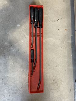 Snap-On Prying Bar Set Of Four