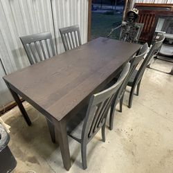 Full Dining Set Table w/ Six Chairs (Moving! Everything Must Go!) 