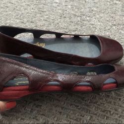 Faryl Robin Women's Leather Flats Size 7