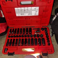 Milwaukee SHOCKWAVE 3/8 in. Drive SAE and Metric 6 Point Impact Socket Set (43-Piece)