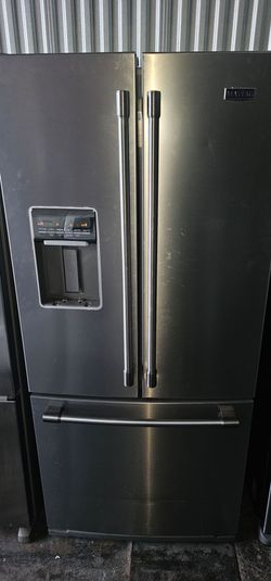 Maytag 30w French Door Bottom Freezer Refrigerator With Ice And Water