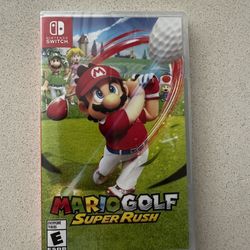 Mario Golf: Super Rush Switch Brand New Sealed Multiplayer