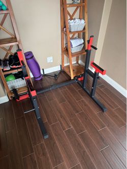 Barbell workout station