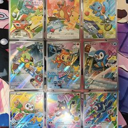Full set of 9 First Partner Illustration Collection Series 1 Promo 30th Anniversary