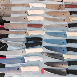      I Have 150 Knives Off different Sizes And shapes Some Like New in Very good Condition Take The all Make me an offer 