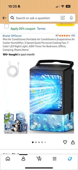 Portable Mini Air Conditioner Fan