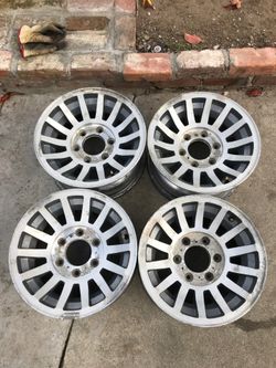 1989 Jeep grand wagoneer wheels 15” oem factory set fsj rims 6 lug factory