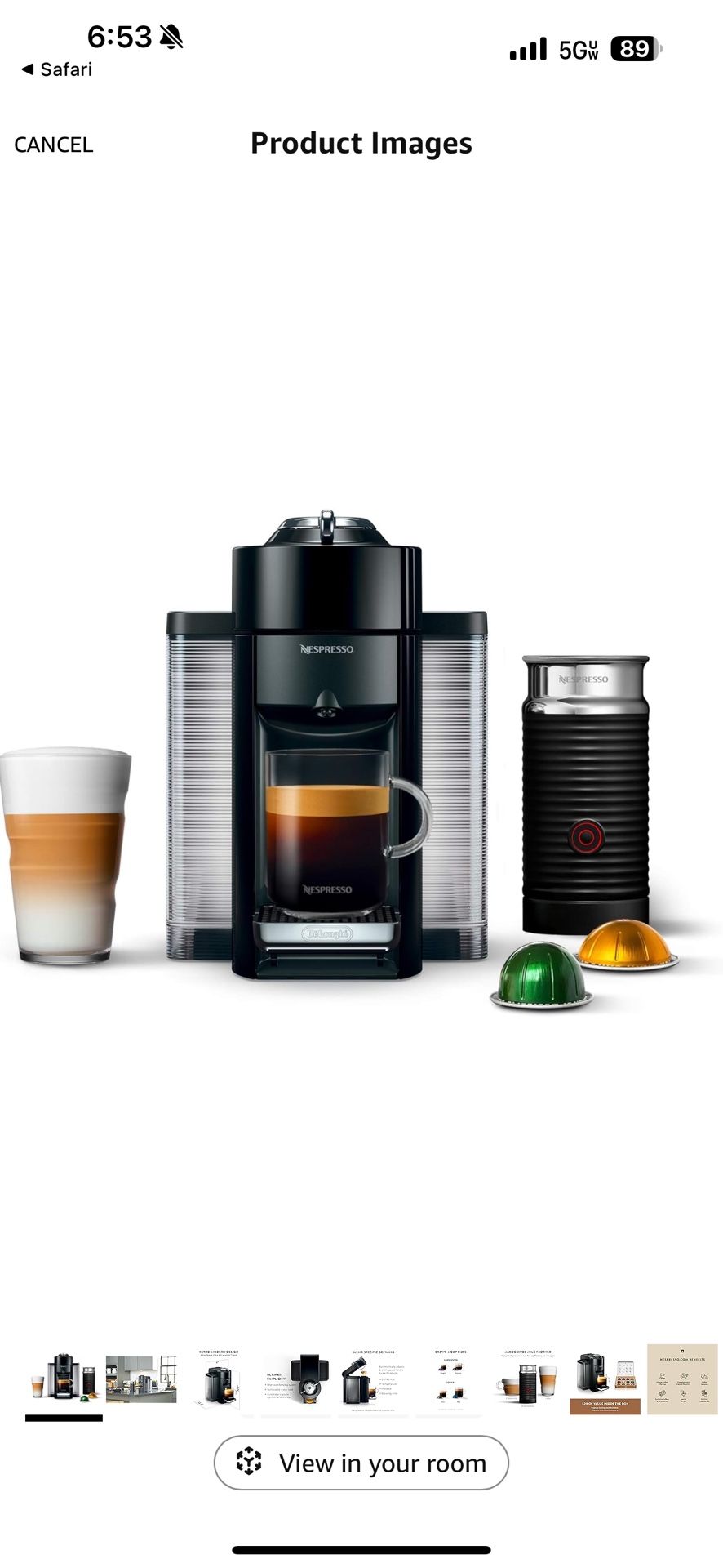 Nespresso Virtuo Espresso Machine
