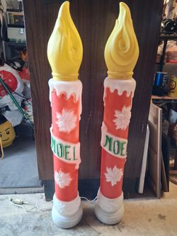 Blow mold candles