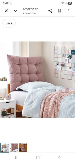 Puffy tufted college headboard