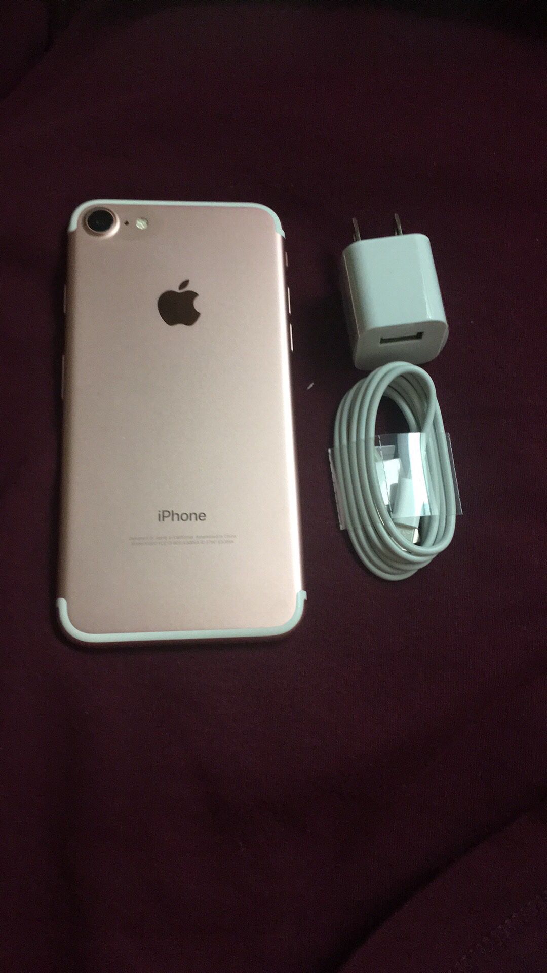 iPhone 7, unlocked 128gb, in mint condition.