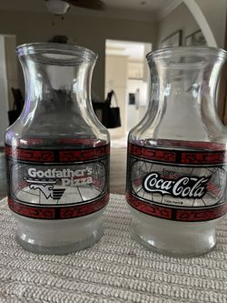 Godfather’s Pizza glasses 45 Years Old
