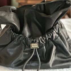Vintage Leather Burberry Bag