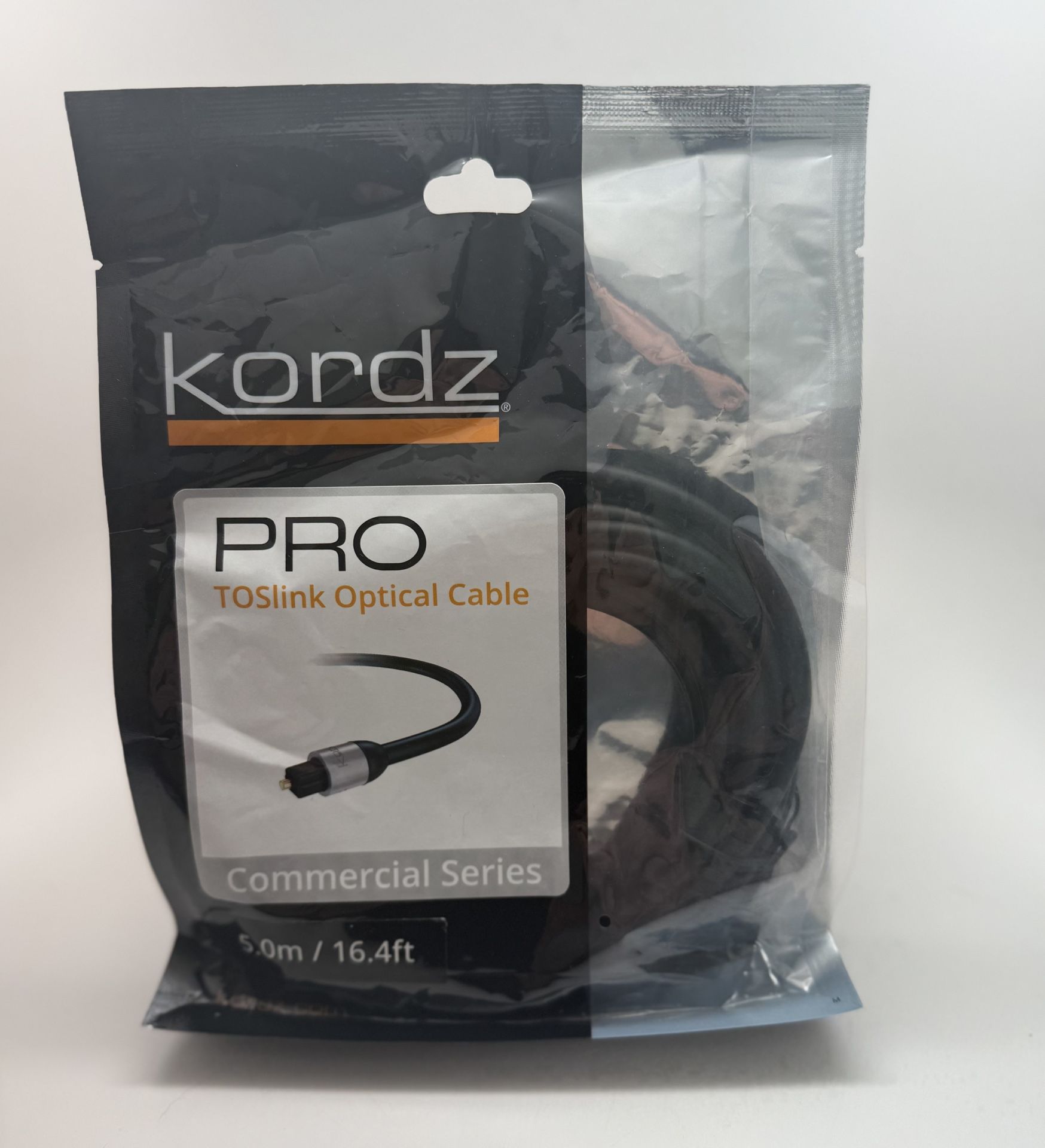 Kordz PRO-TL0500 Pro Series 5.0M TosLink Cable