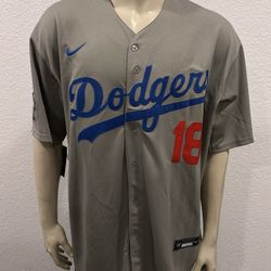 Yamamoto Dodgers World Series 2025 Grey Stitched Jersey 