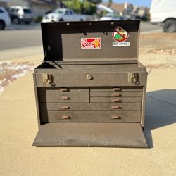 Vintage Kennedy  Machinists Tool Chest 8 Drawer Toolbox 