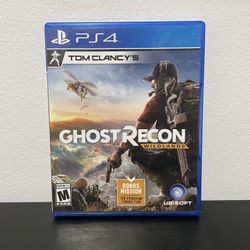 Tom Clancys Ghost Recon Wildlands PS4 Sony PlayStation 4 CIB Video Game 2017