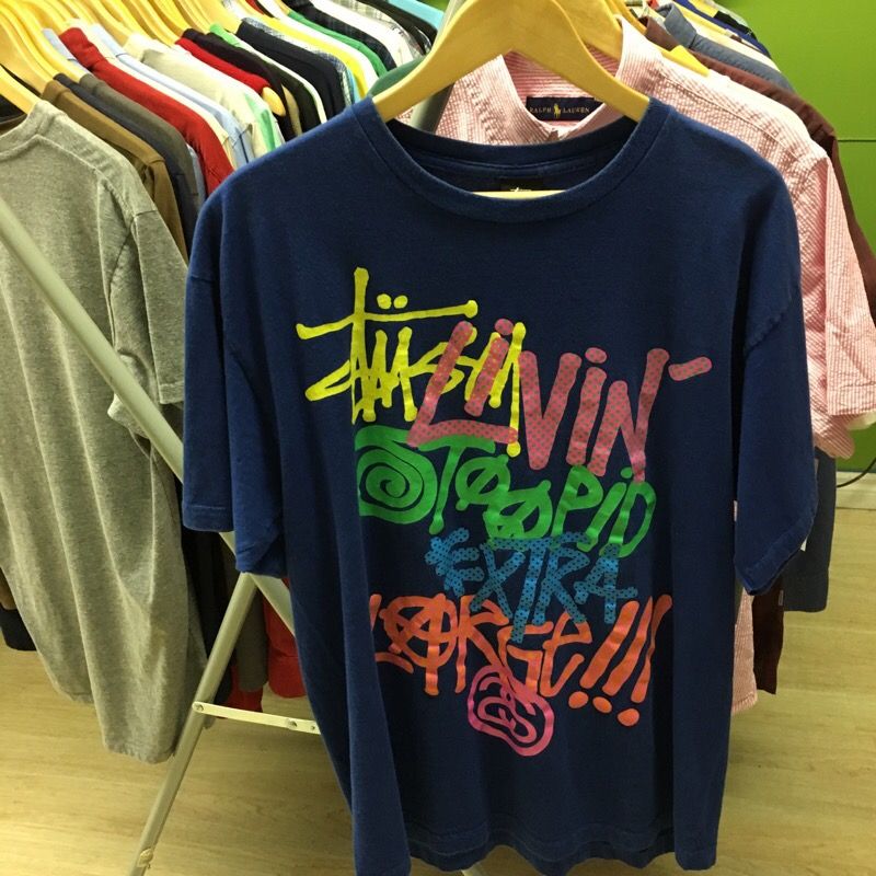 (XL) Mens Stussy "Livin Stoopid Extra Large T-Shirt