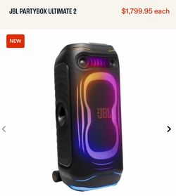 JBL PartyBox Ultimate 2 Bluetooth Speaker Available 10/25/2026