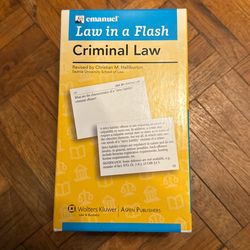 Law School Flash Cards 