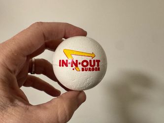 RARE Vintage In-N-Out Burger Antenna Topper Ball