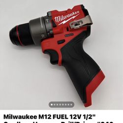 Milwaukee M12 Fuel 12v 1/2  Cordless Hammer /Drill Driver