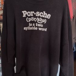 2XL Black Porsche Sweatshirt 